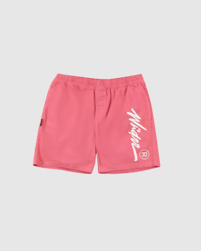 OFFEND BEACH SHORT - PINK sold by WNDRR