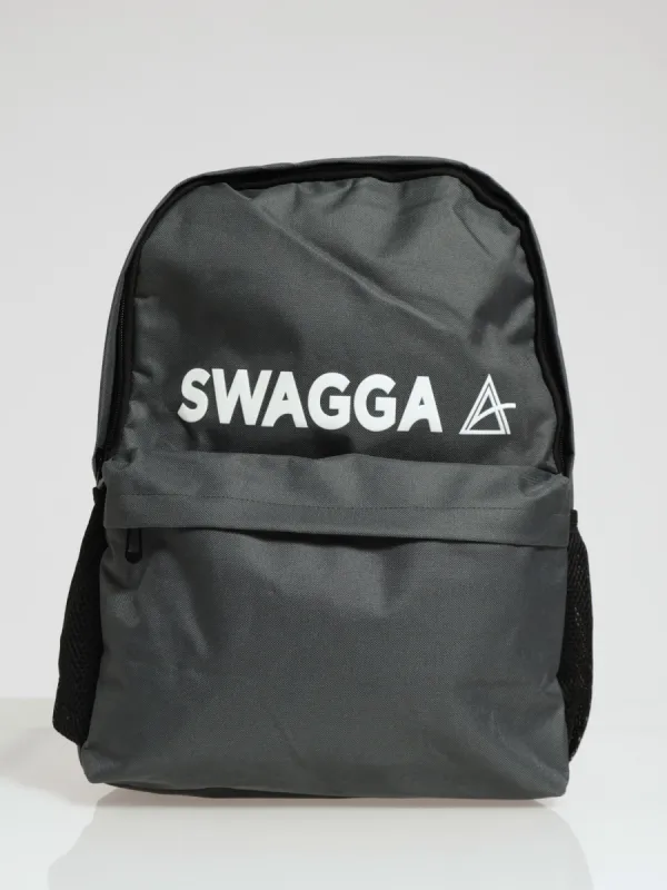 High Density Print Backpack - Charcoal sold by Edgars