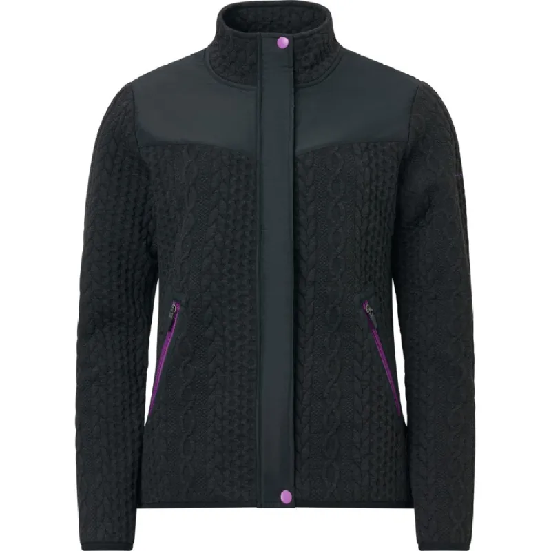 Lds Adare midlayer jacket 600-black S sold by Abacus Sportswear