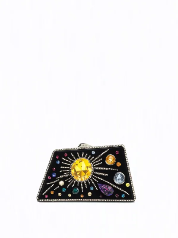 Genesis Sunshine Gemstone Clutch - Black sold by JW PEI