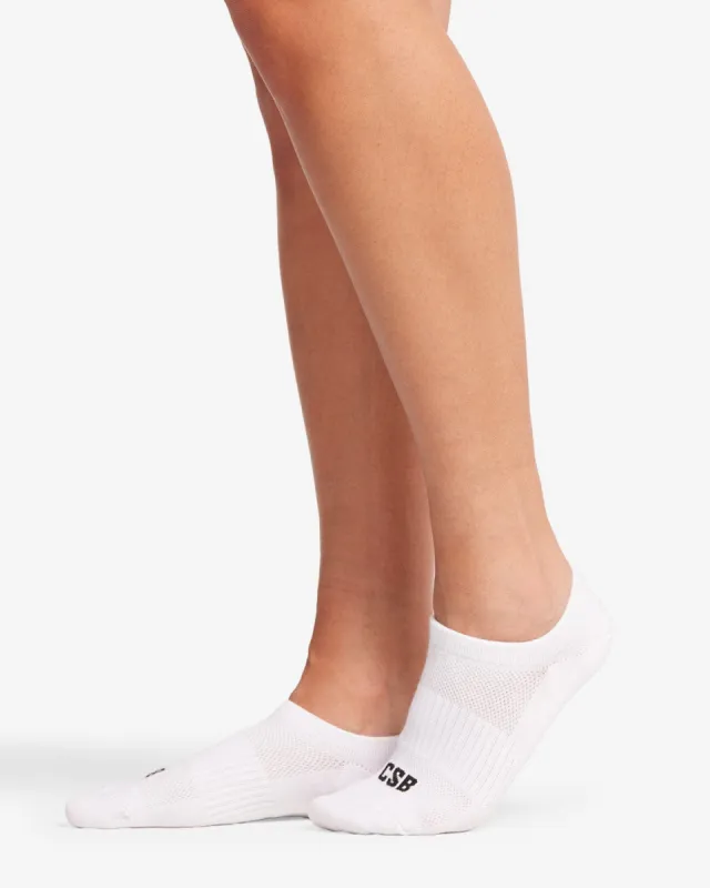 Invisible Sport Socks | White sold by Crop Shop Boutique