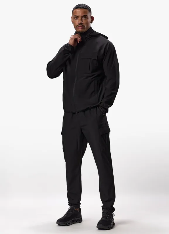 Gym King Mini Ripstop Woven Utility Tracksuit - Black sold by The Gym King