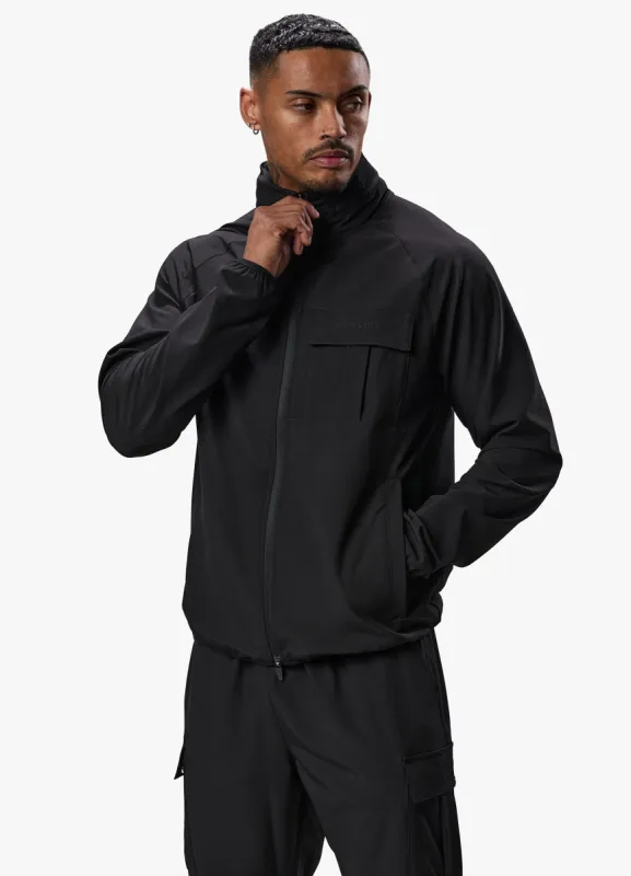 Gym King Mini Ripstop Woven Utility Jacket - Black sold by The Gym King