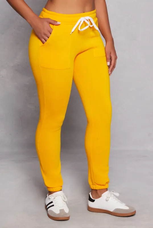 Fleece Lined Drawstring Sweatpants sold by Rainbow