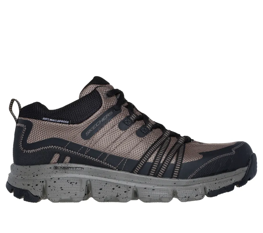 Skechers 237701/TNBK SUMMITS AT - CANOBIE Mens Waterproof Trainers Tan/Black sold by Shuperb