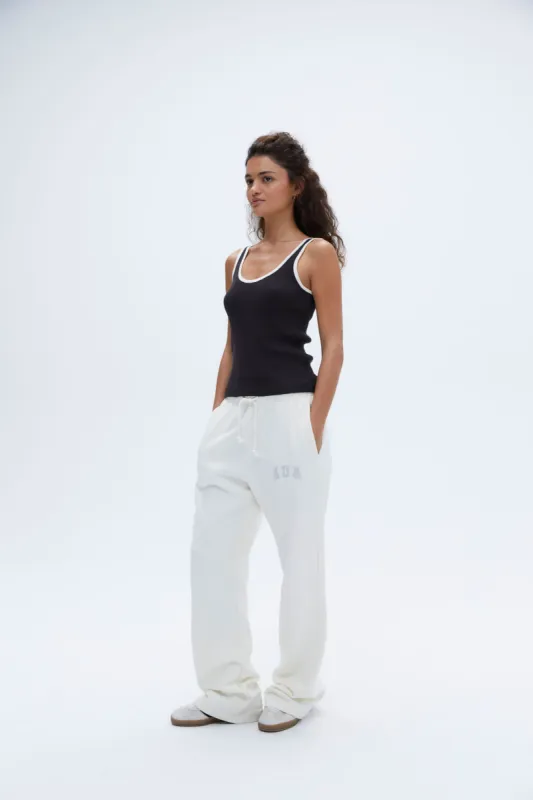 ADA Stitch Loose Fit Sweatpants - Marshmallow White sold by Adanola
