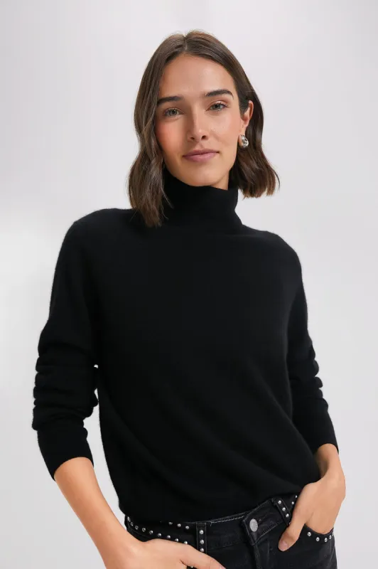 Black Cashmere Turtleneck Sweater sold by Tuckernuck