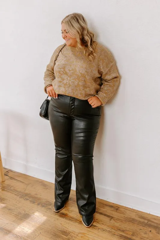 JUDY BLUE Daphne High Waist Faux Leather Pants Curves sold by Impressions