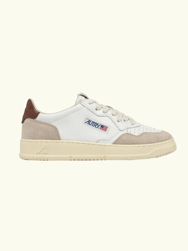 Medalist Low Suede Trainer - Brown sold by iris