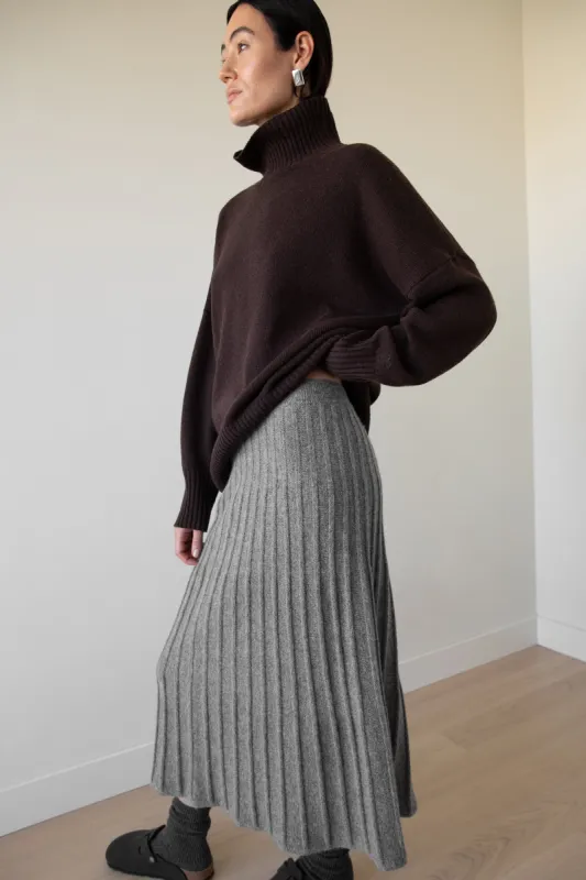MIDI KNIT SWEATER SKIRT sold by OAK AND FORT
