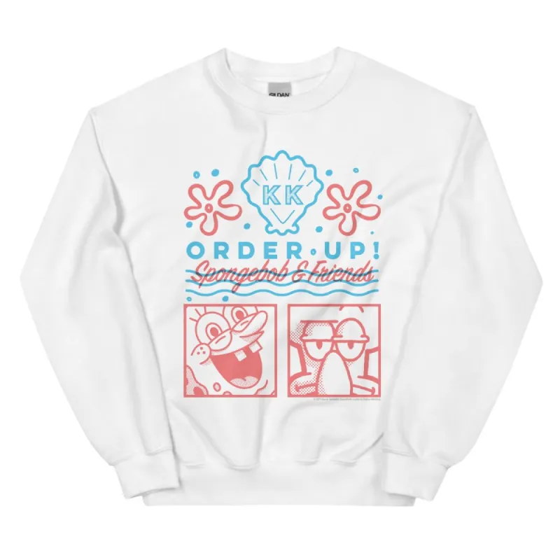 SpongeBob SquarePants Order Up Unisex Crewneck sold by Paramount Shop