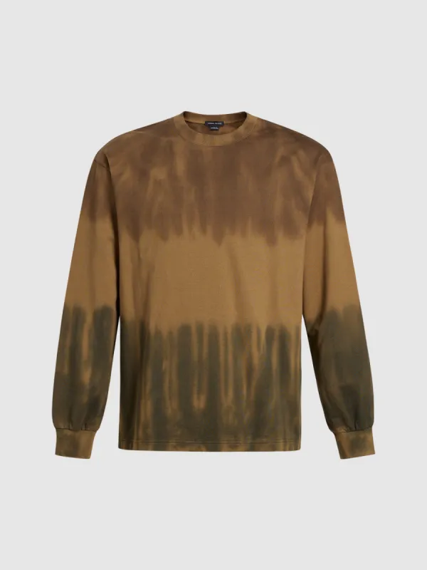Crew Neck Straight Sweatshirt sold by Urban Revivo