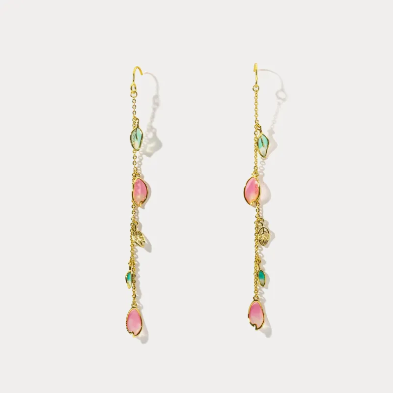 Sakura Flower Drop Earrings sold by Selenichast