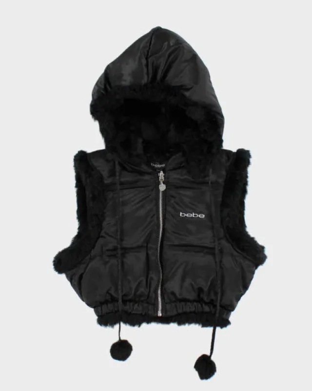 Y2k 00s Bebe Rabbit Fur Lined Bodywarmer - S sold by Rokit