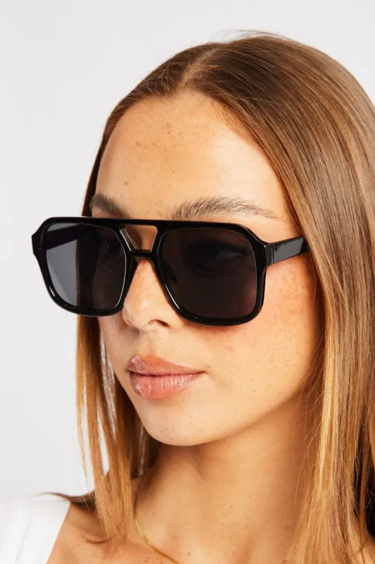 Black Aviator Sunglasses sold by Ally Fashion
