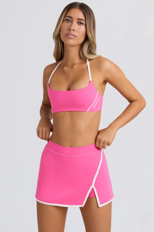 Soft Active Mini Skort in Bubblegum Pink sold by Bo + Tee