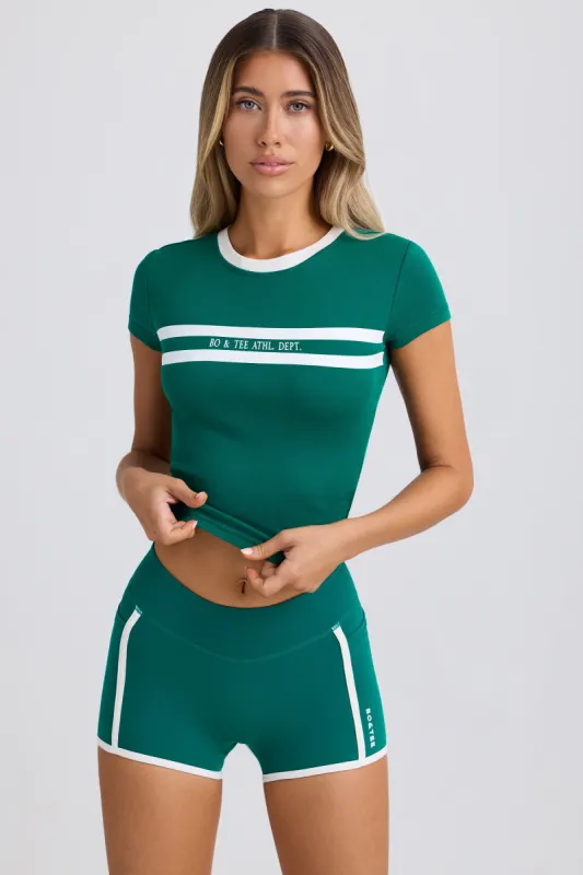 Graphic T-Shirt in Varsity Green sold by Bo + Tee
