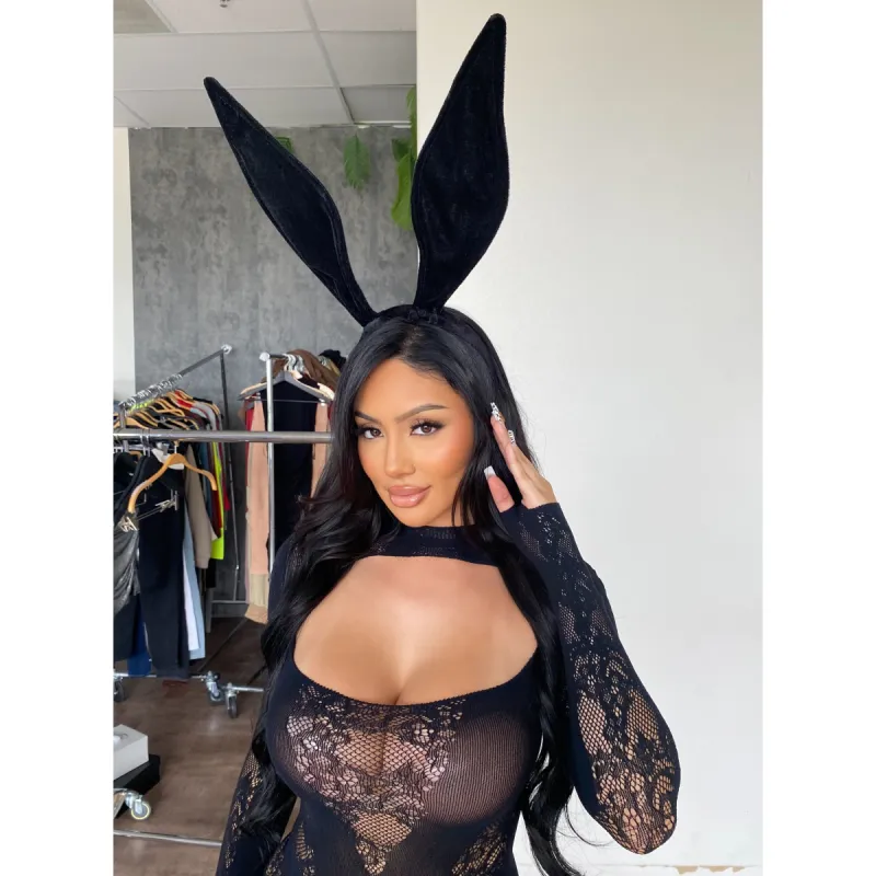 Bendable bunny ears (Black) sold by OOTDFash