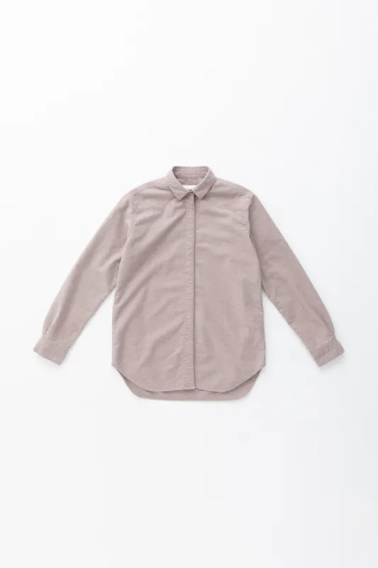 The Turquoise Corduroy Shirt Mauve sold by Tu es mon TRESOR