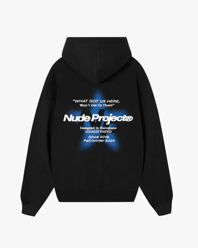 Seoul Hoodie Black sold by Nude Project