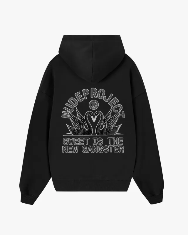 Swans Hoodie Black sold by Nude Project