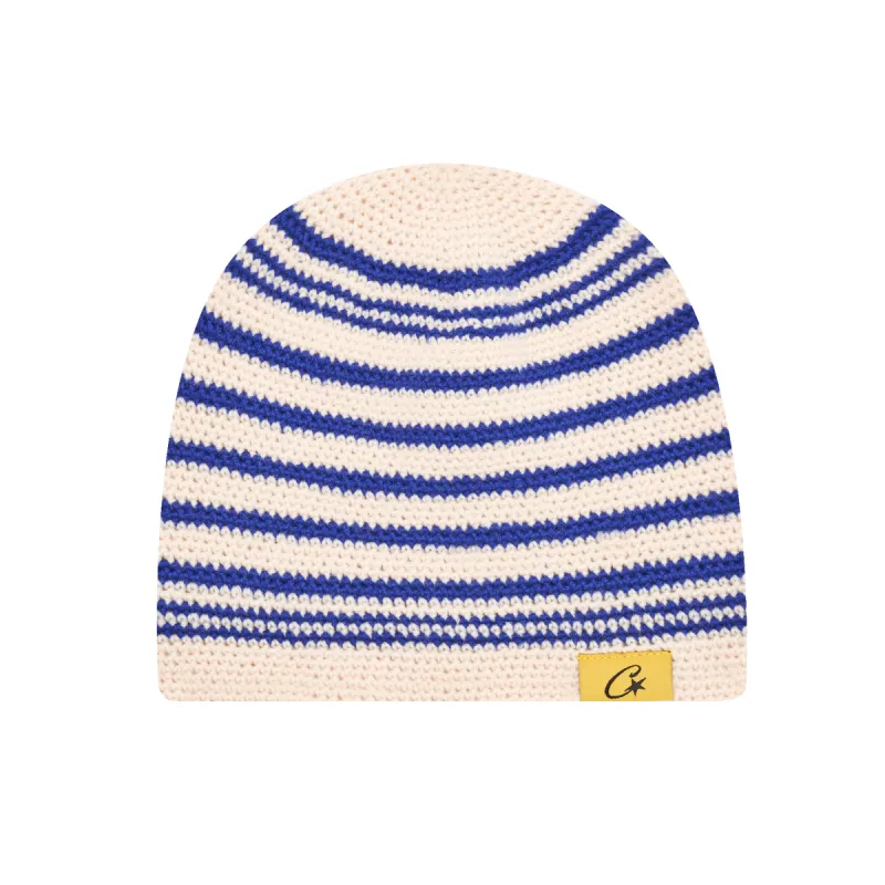 Corteiz ビーニー CROCHET BEANIE [STRIPED BLUE] | Parallel