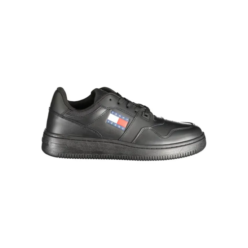 Black Polyester Sneaker sold by Louxly