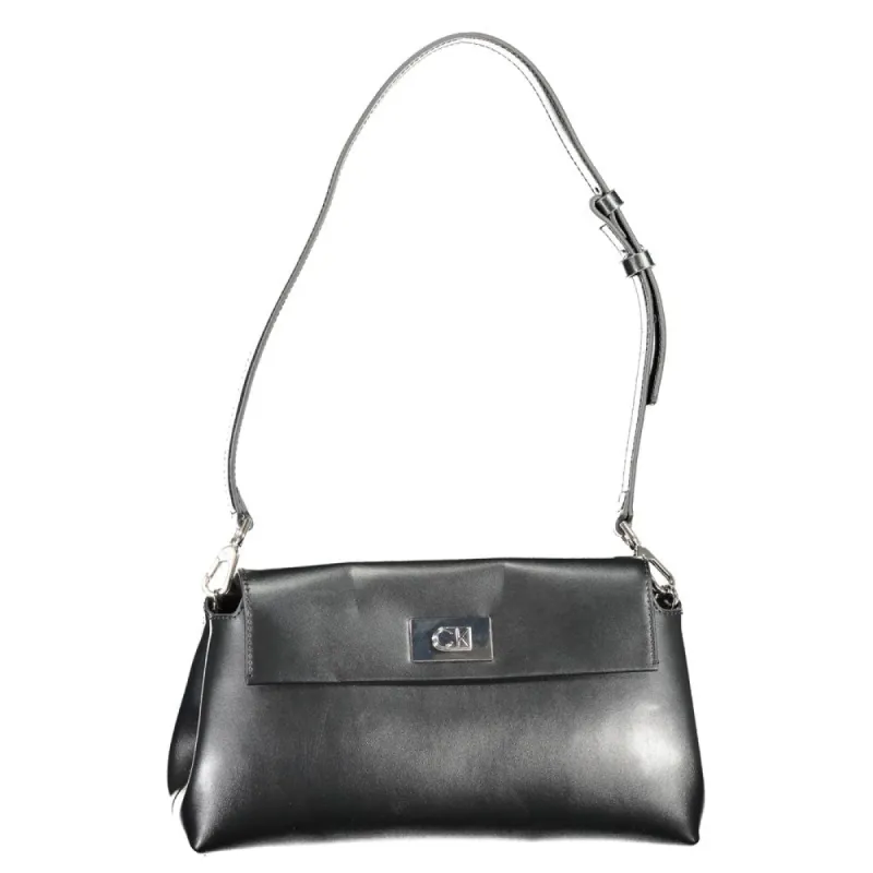Black Polyester Handbag sold by Louxly