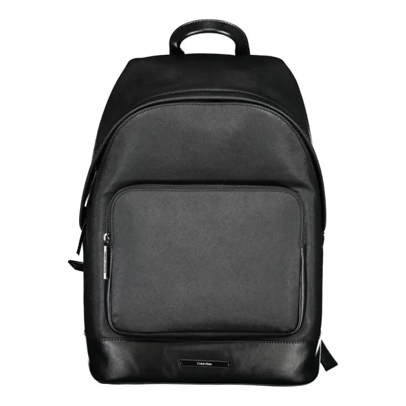 Black Polyester Backpack sold by Louxly