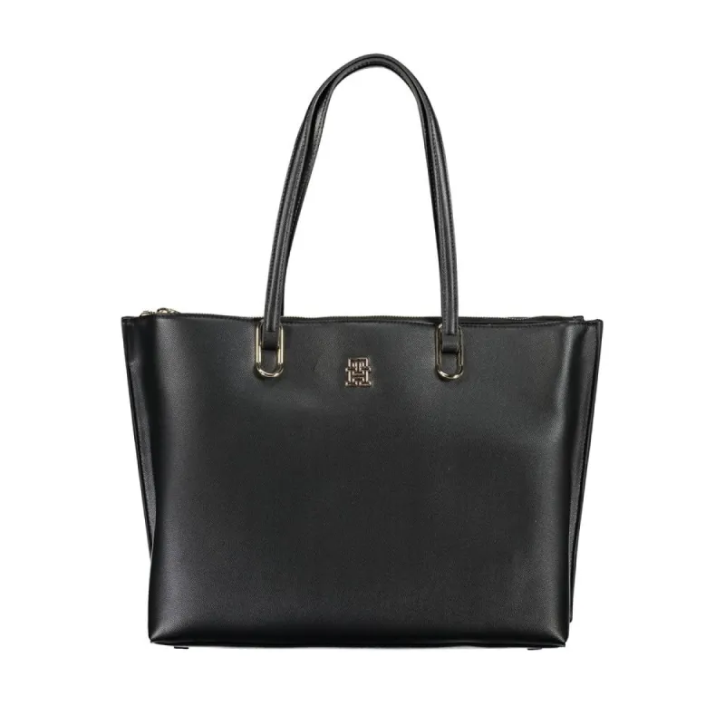 Black Polyethylene Handbag sold by Louxly
