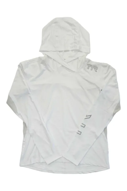 TYR Women's Solid Sundefense Vented Hooded Crew sold by Out&Back Outdoor