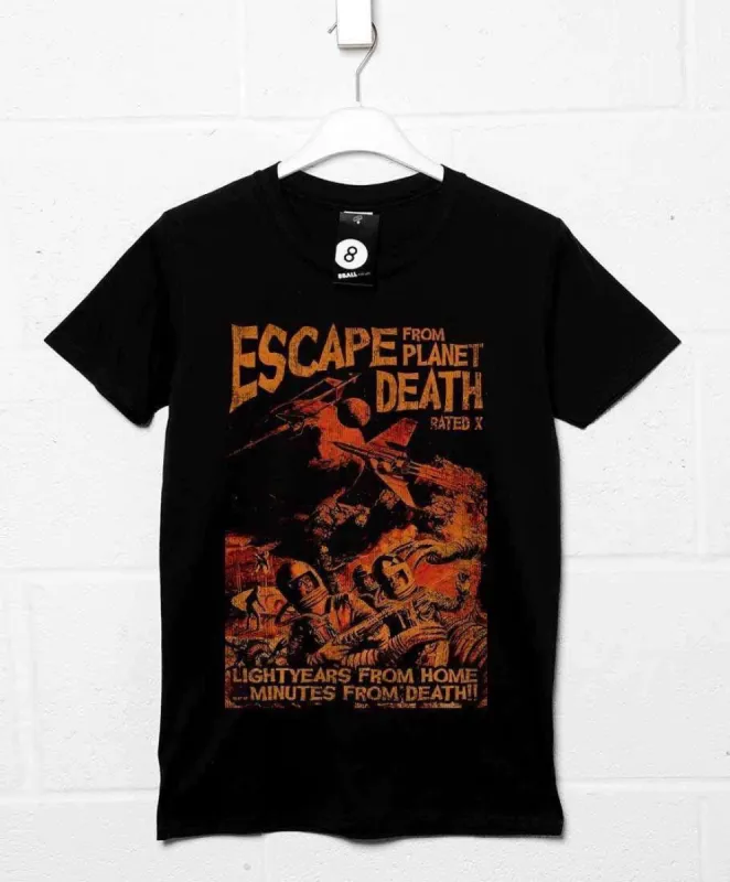Deathray B Movie Planet Death T-Shirt sold by 8Ball