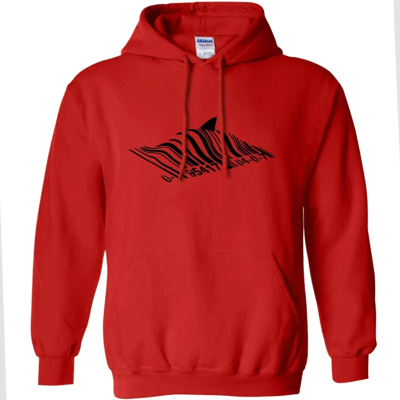 Banksy Barcode Shark Hoodie sold by 8Ball
