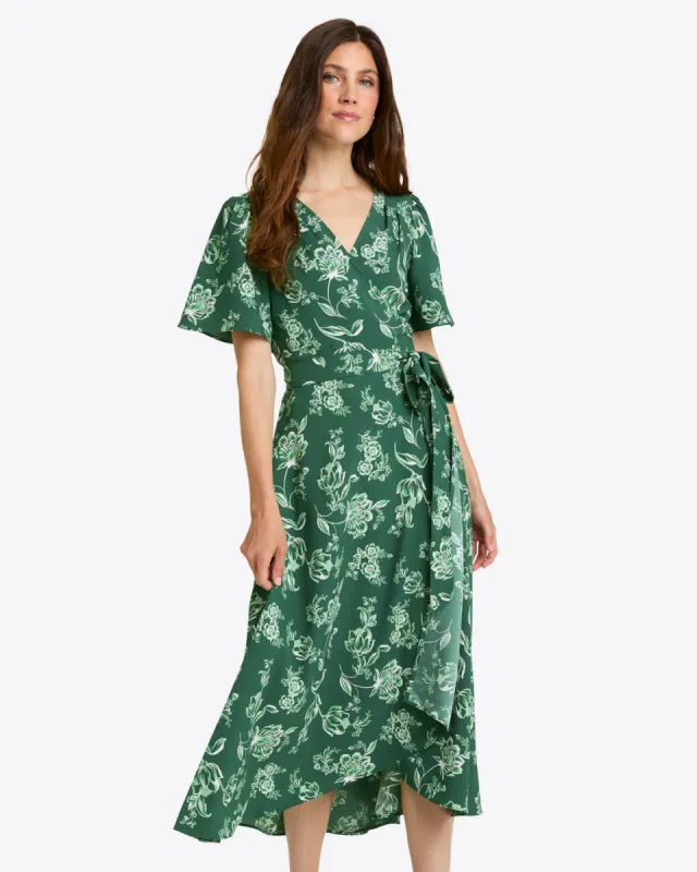 Gigi Wrap Dress sold by Draper James