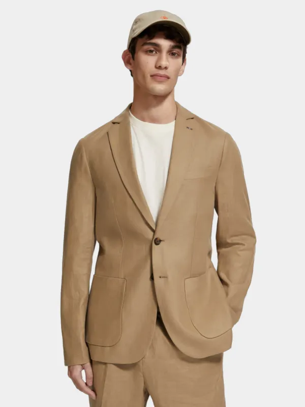 Single-breasted twill blazer sold by Scotch and Soda