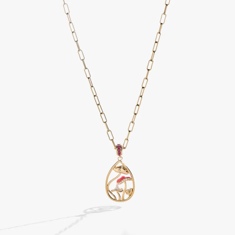 Mushroom Pendant Necklace sold by Alex and Ani