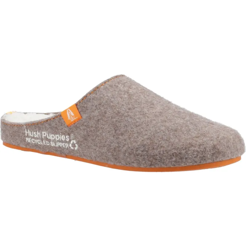 Hush Puppies THE GOOD SLIPPER Mens Slippers Brown sold by House of Slippers