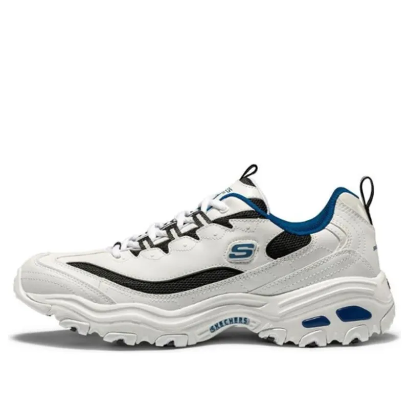 Skechers D'Lites 1.0 'White Black Blue' 888002-WBK sold by KicksCrew