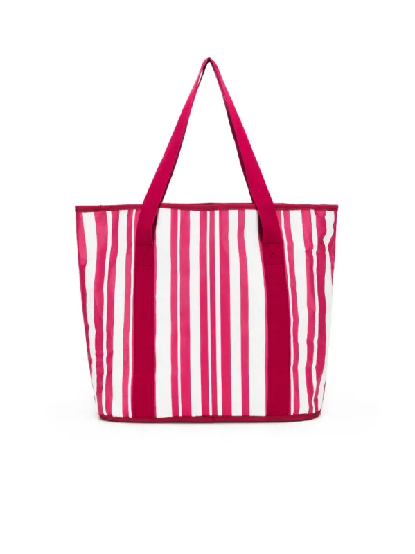 Sabbia Beach Bag Small - Pink Stripe sold by RC & Co