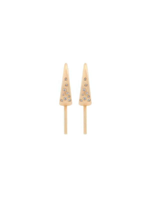 0.29ct Diamond 14K Gold Statement Earrings sold by Wish Fine Jewelry