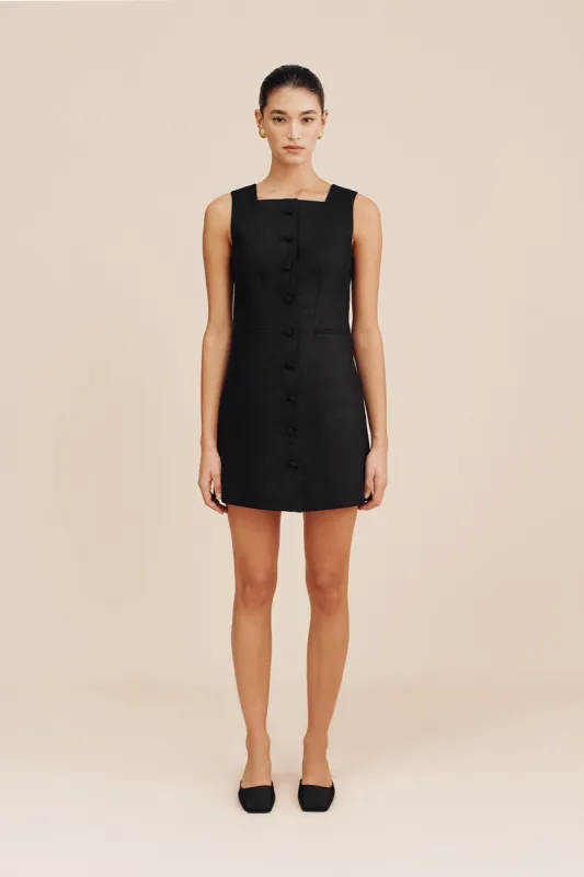 RIO MINI DRESS - BLACK sold by Posse