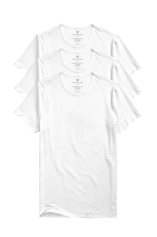 3-Pack AIRKNITˣ Crew Neck Undershirt Bright White sold by Mack Weldon