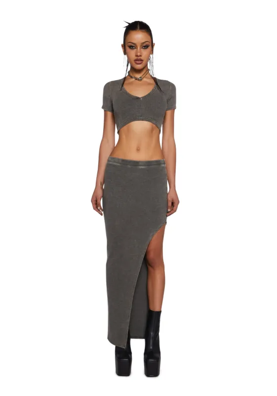 Lust Pulse Skirt Set - Green sold by Dolls Kill