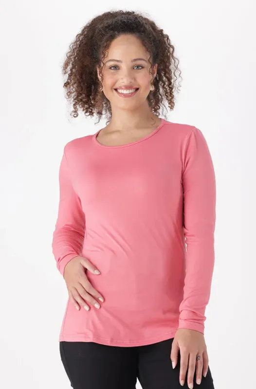 Cleo Crew Neck Tee _ 149121 _ Pink sold by Dunns