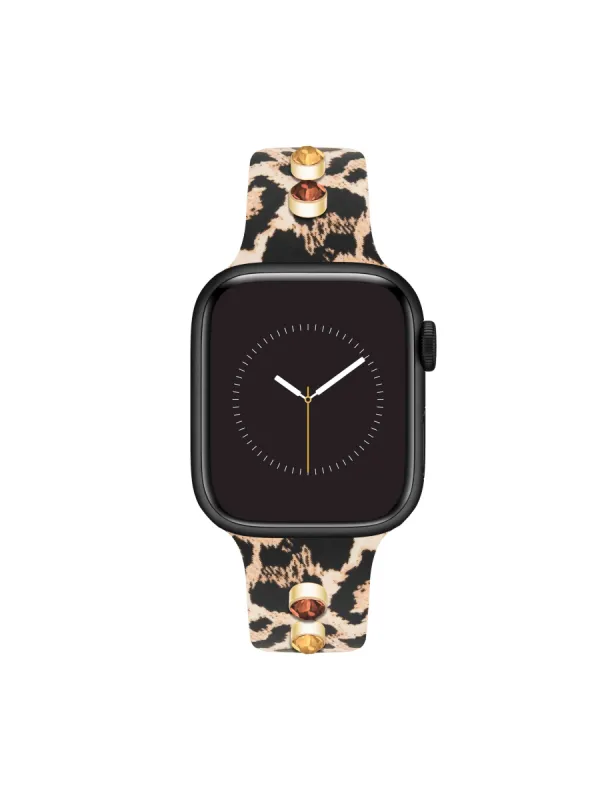 Silicone Band for Apple Watch® with Crystal Charms sold by Anne Klein