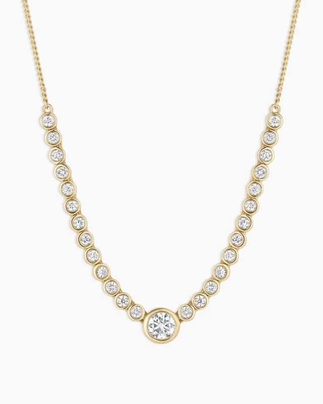 Lab Grown Diamond Circle Row Necklace sold by Gorjana