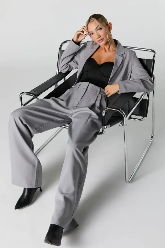 Pantalon habillé à jambe large plissé sold by Urban Planet