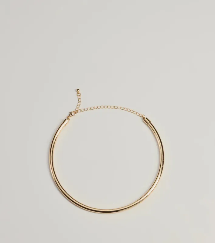 Sleek Essential Metal Necklace sold by Windsor