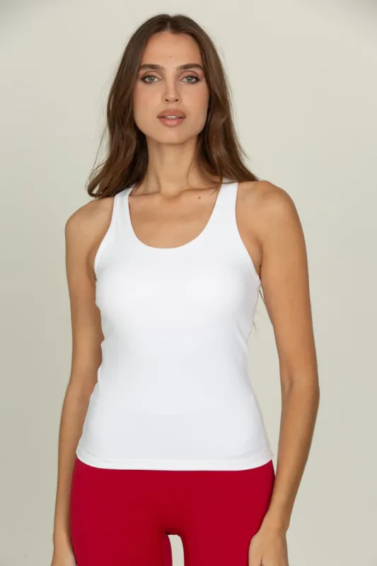 Ivory Essential Full Length Racerback sold by Gold Hinge