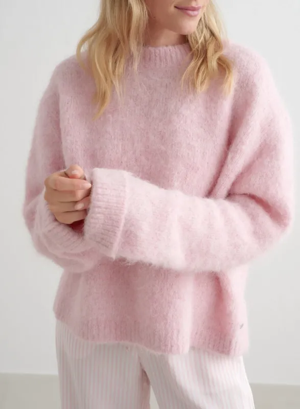 Winter Bloom Alpaca Knit Sweater sold by Aimn